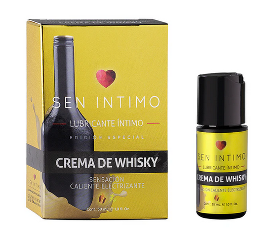 LUBRICANTE ÍNTIMO  CREMA DE WHISKY SENSACIÓN CALIENTE ELECTRIZANTE X 30 ML