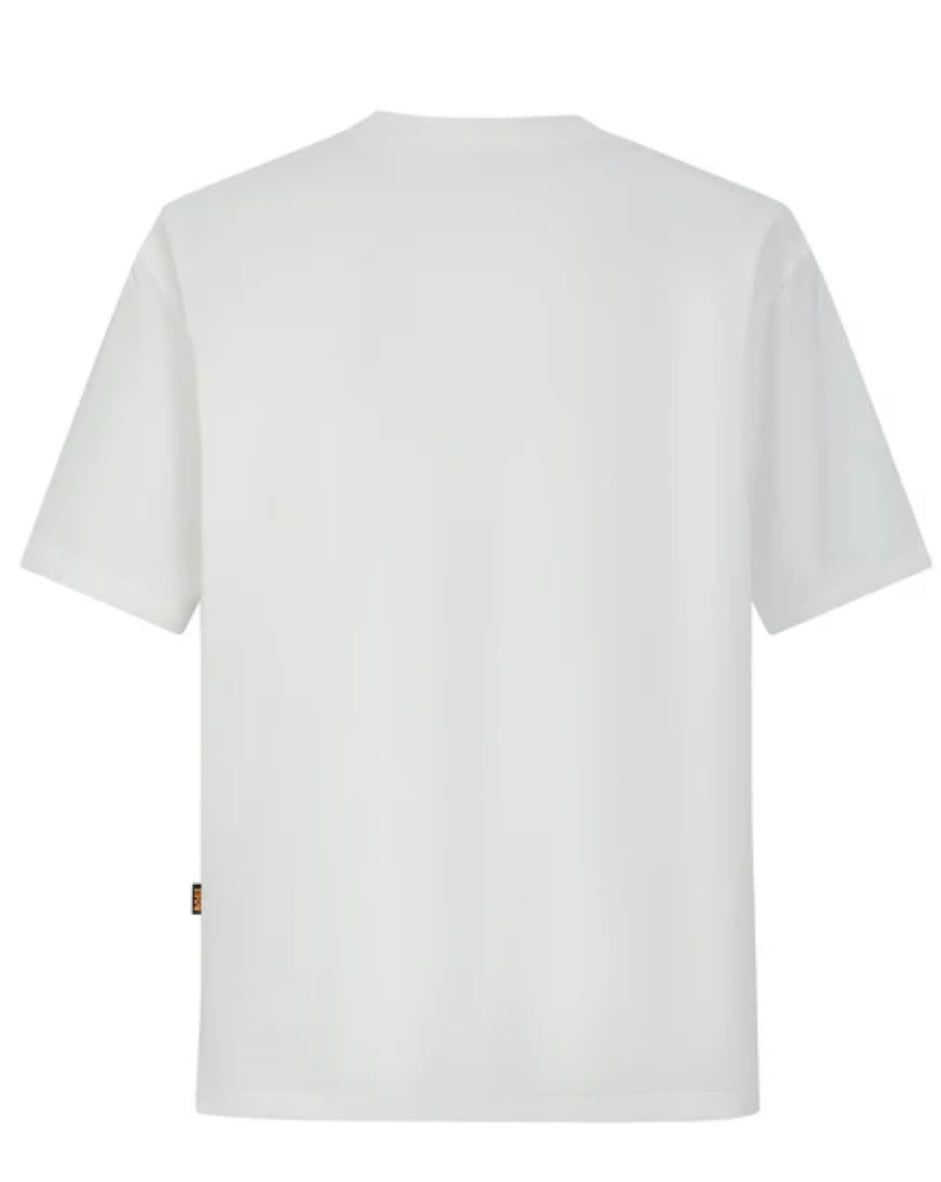 CAMISETA 36017 ESTAMPADA BLANCA PARA HOMBRE