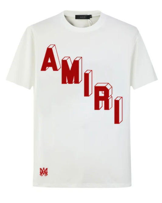 CAMISETA 36028 ESTAMPADA BLANCA PARA HOMBRE