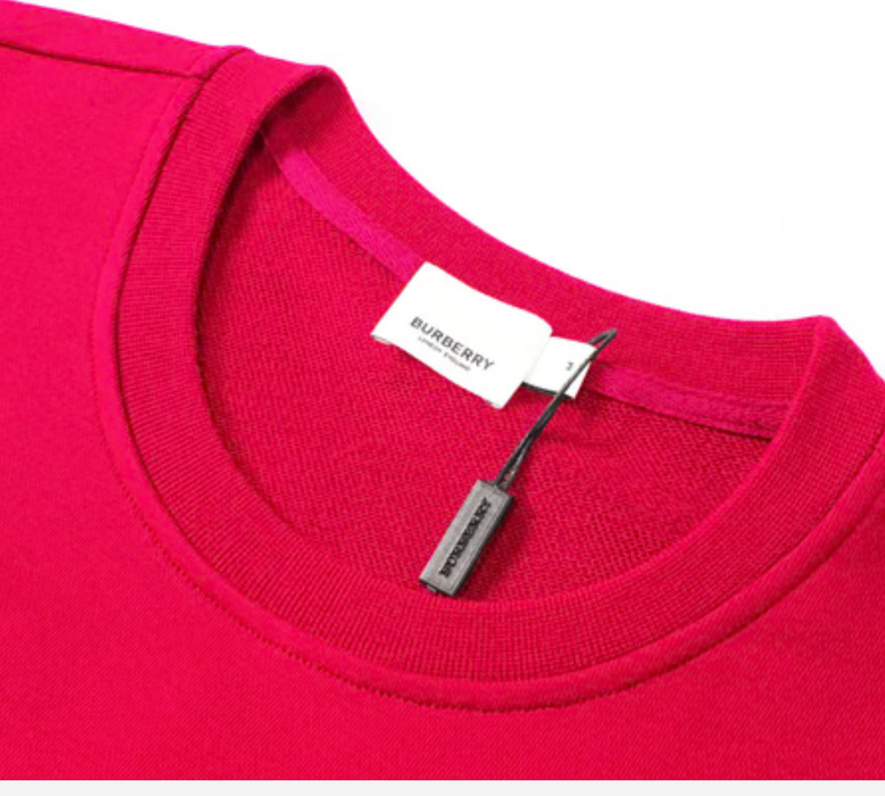 BUZO OVERSIZE ROJO CUELLO REDONDO PARA HOMBRES